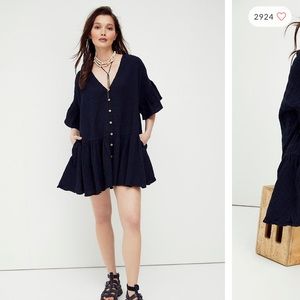 Free People Kaylani Tunic in black